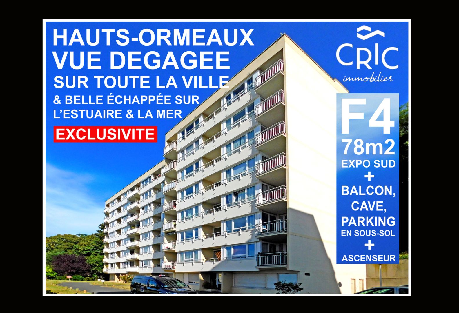 EXCLUSIVIT\u00c9 : LE HAVRE \/ HAUT DES ORMEAUX  LUMINEUX APPARTEM