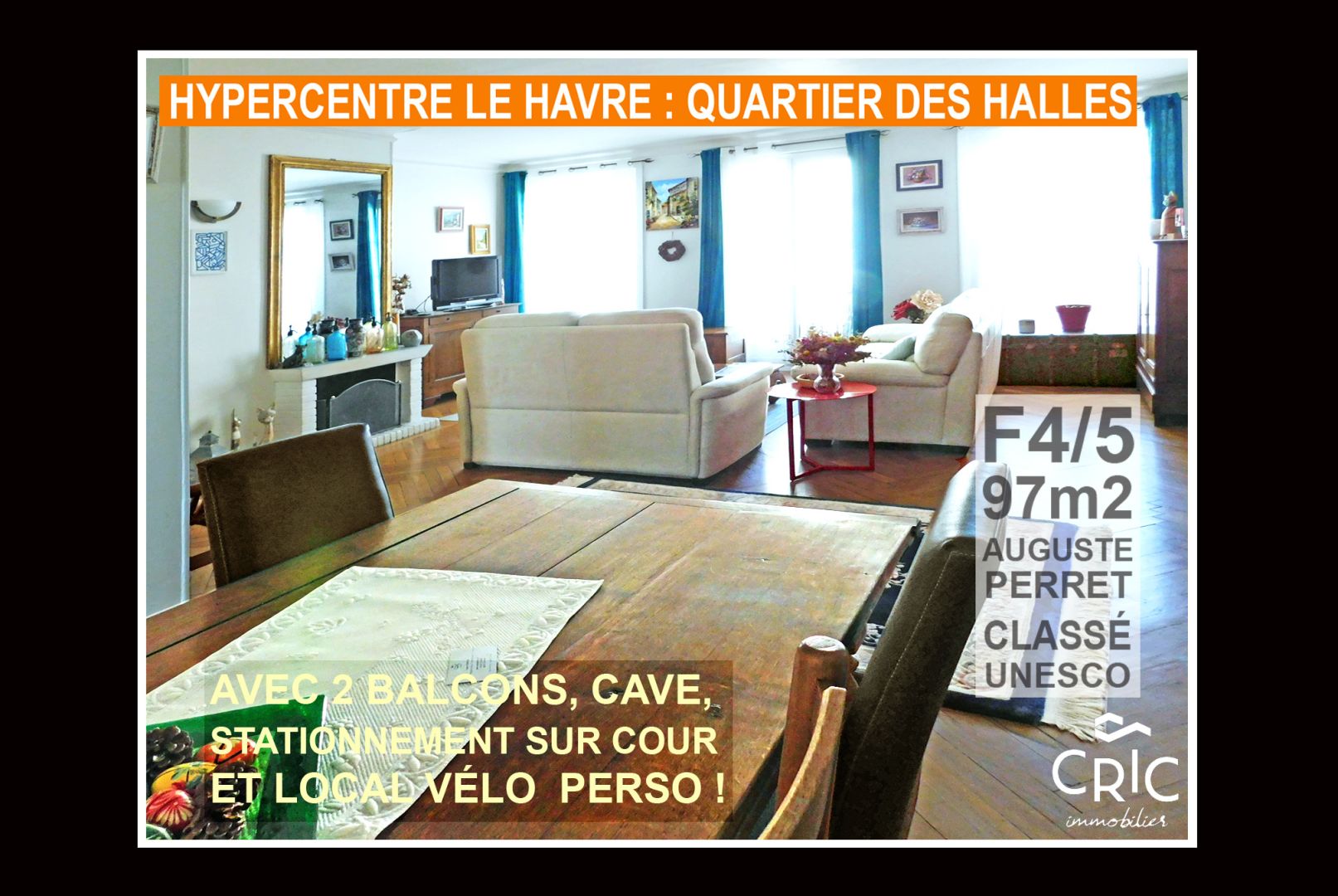 LE HAVRE HYPERCENTRE \/ LES HALLES CENTRALES : Appartement Au
