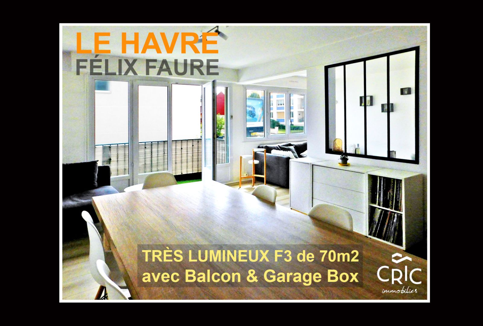 LE HAVRE \/ FELIX FAURE - SANVIC  A VENDRE : APPARTEMENT F3 d